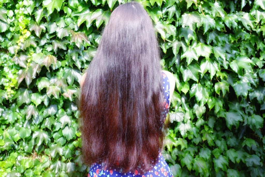 résultat cheveux Lauren Inthehair - masque capillaire beurre de mangue Avril